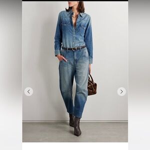 NILI LOTAN Emerson mid-rise barrel-leg jeans 26